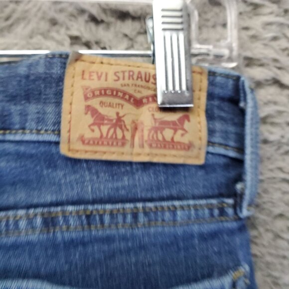 Levis Jeans Womens 29 Blue 711 Skinny Mid Rise Denim Stretch Classic Fit - Picture 3 of 11